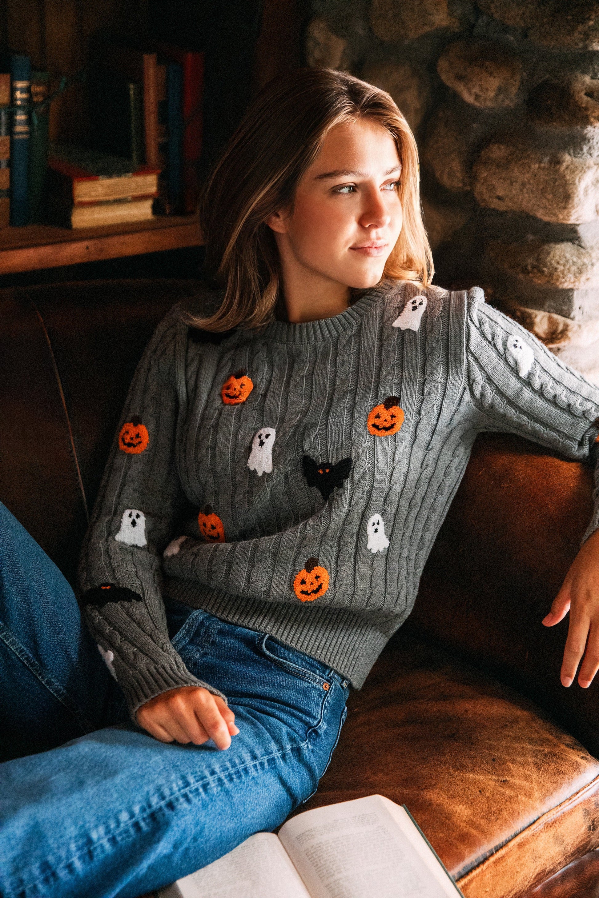 The Haunting Hour Cable Knit Sweater