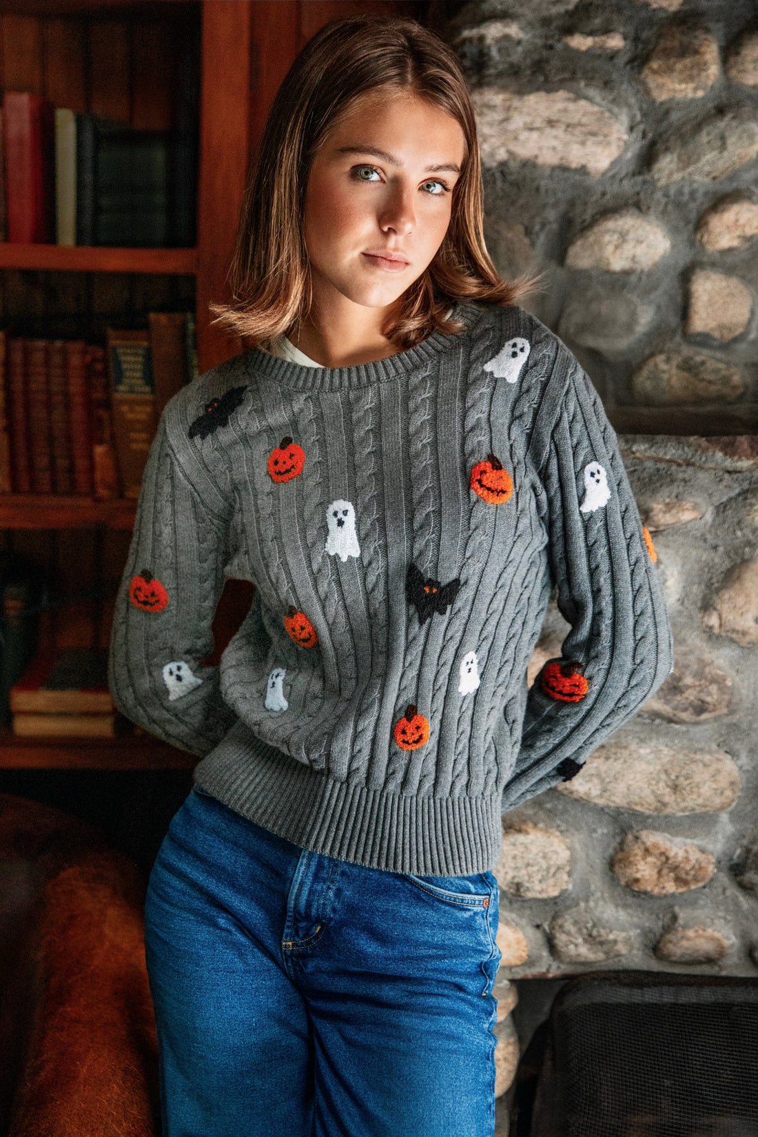 The Haunting Hour Cable Knit Sweater