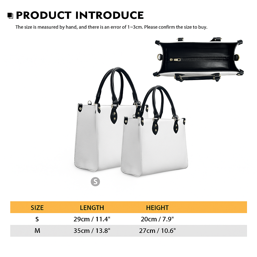 Premium Leather Handbag Night Butterfly Floral Art Tote Bag: Elegant Luxury Purse for Women, Fashion Accessory & Gift